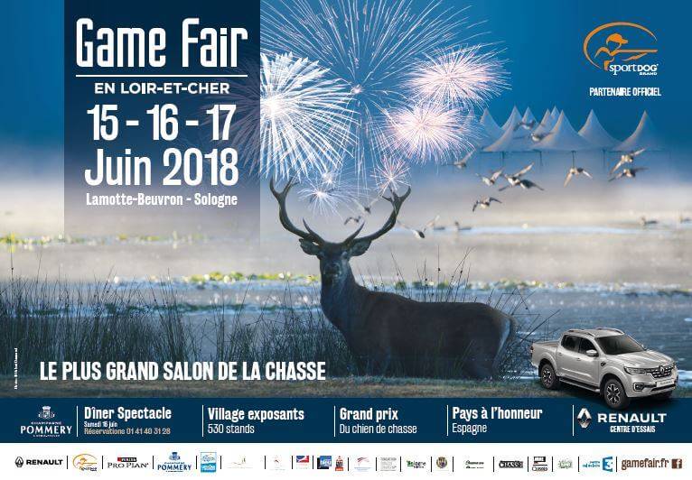 Affiche Game fair 2018